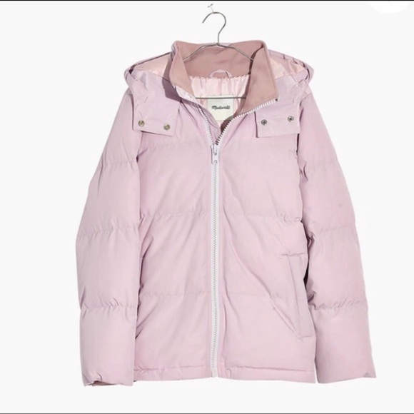 lilac puffer jacket